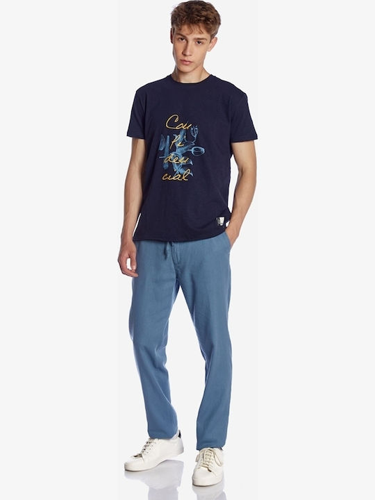 Pantaloni cu Croială Normală Blue Raf