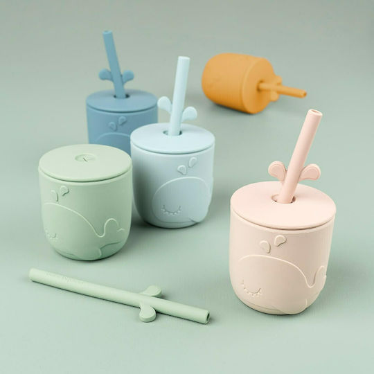 Done by Deer Baby Cups made of Silicone Blue 2pcs 120ml