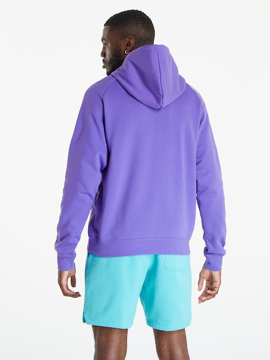 Sweatshirt Fleece with Hood Purple