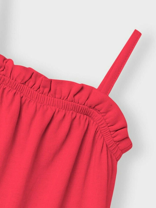 Children's Dress Sleeveless Red