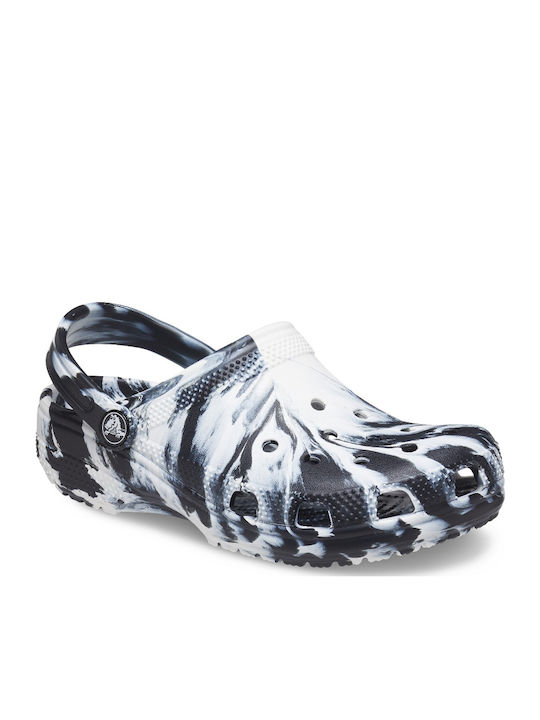 Classic Marbled Children's Anatomical Beach Shoes Black