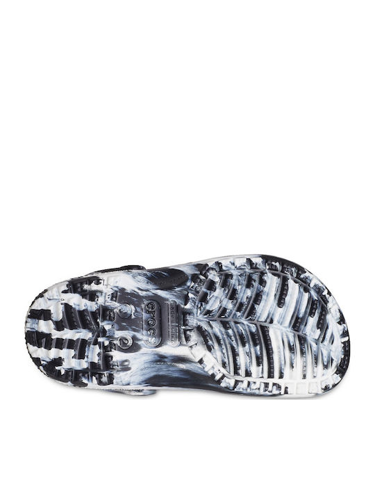 Classic Marbled Children's Anatomical Beach Shoes Black
