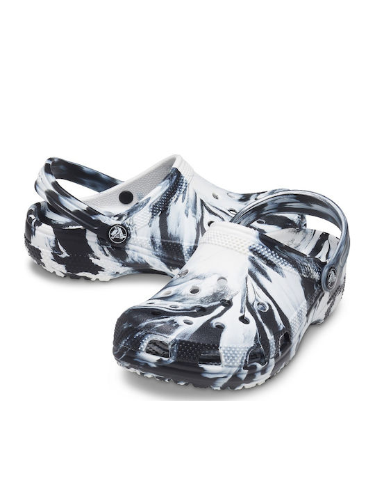 Classic Marbled Children's Anatomical Beach Shoes Black