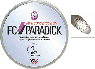 YGK FC Paradick Fluorocarbon Fishing Line Transparent 50m / 0.165mm