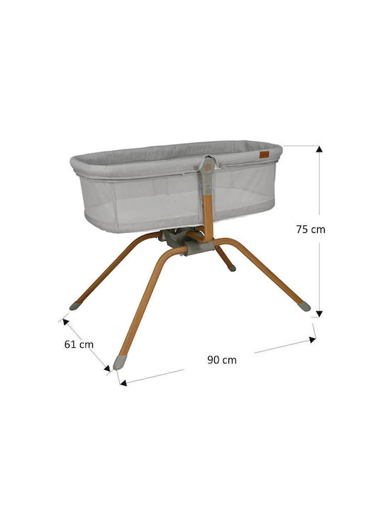 Bebe Stars Leagăn Chic cu Roți Light Grey