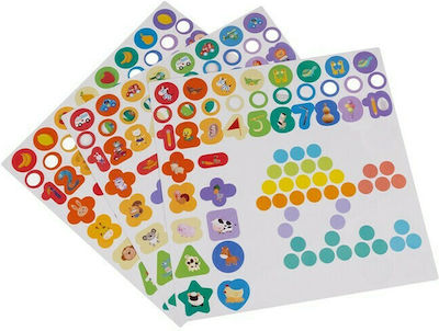 Kruzzel Beads Educational Game Letters & Numbers made of Wood for 4+ Years Old