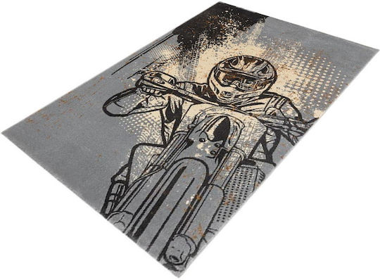 Saint Clair Kids Synthetic Rug Motocross 115x175cm