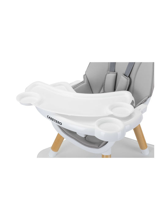 Caretero Tuva Baby Highchair 3 in 1 with Adjustable Height Gray