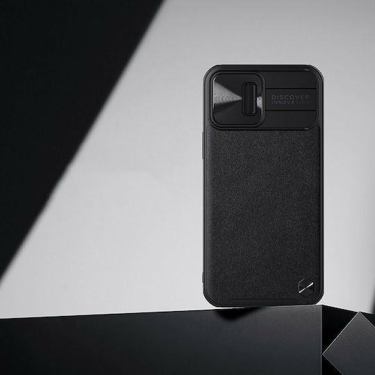 Nillkin Camshield Back Cover Leather 0.2mm Black (iPhone 13 Pro Max)