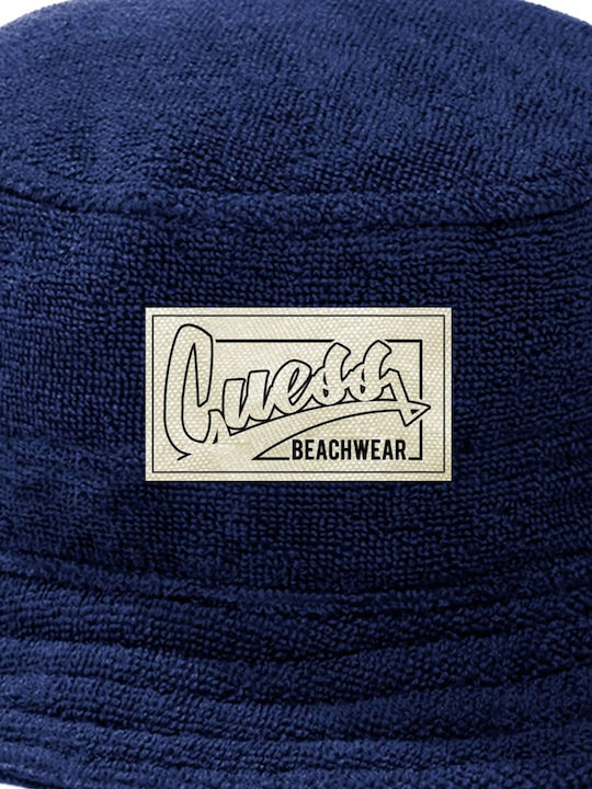 Guess Fabric Men's Hat Bucket Style Smart Blue