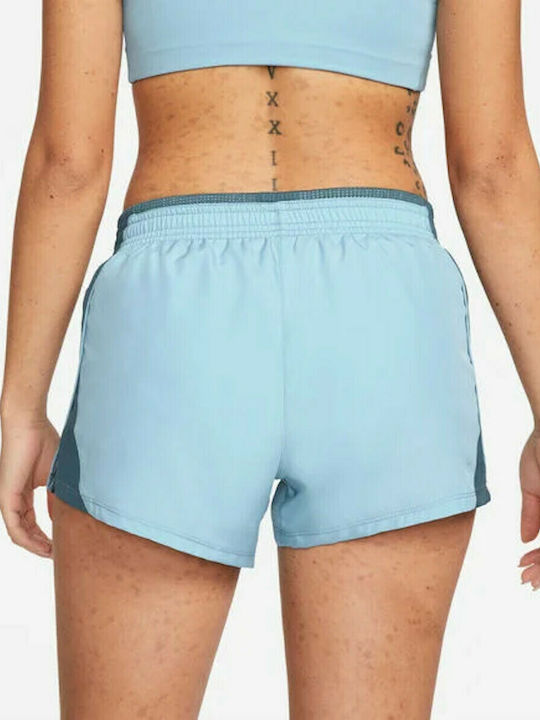 Nike 10K Women's Women's Sporty Shorts Dri-Fit Light Blue