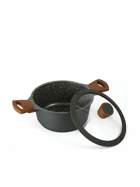 Estia Stone Deep Pot made of Cast Aluminum 6.7lt / 28cm