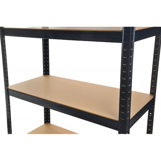 Topeshop Raft Dexion Galvanizat 90x30x180 cm Cu 5 Rafturi Rezistență Totală 875 kg