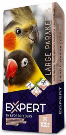 Witte Molen Expert Parakeet Mixture Prima Birds Food for Medium Parrots 20kg