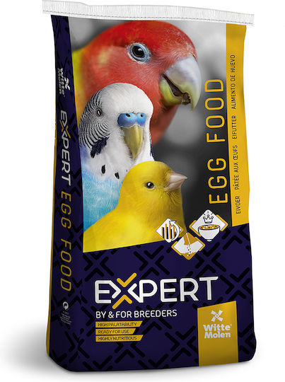 Witte Mollen Expert Yellow Eggfood Eggfood for Budgerigars with Vitamin K1 10kg