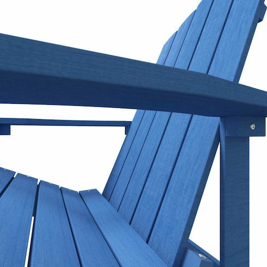 Outdoor Armchair Plastic Adirondack Thalassie 83x73x92cm
