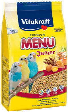 Vitakraft Junior Menu Honey Храна за птици за Paradisaea Птици 500гр
