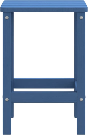 Plastic Masa auxiliară pentru spații exterioare mici Adirondack Blue 38x38x46buc