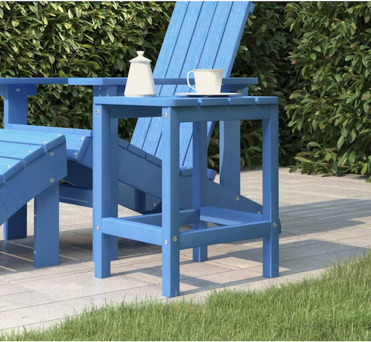 Plastic Masa auxiliară pentru spații exterioare mici Adirondack Blue 38x38x46buc