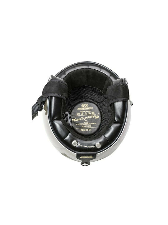 Garibaldi G02X Matt Black Κράνος Μηχανής Jet ECE 22.05