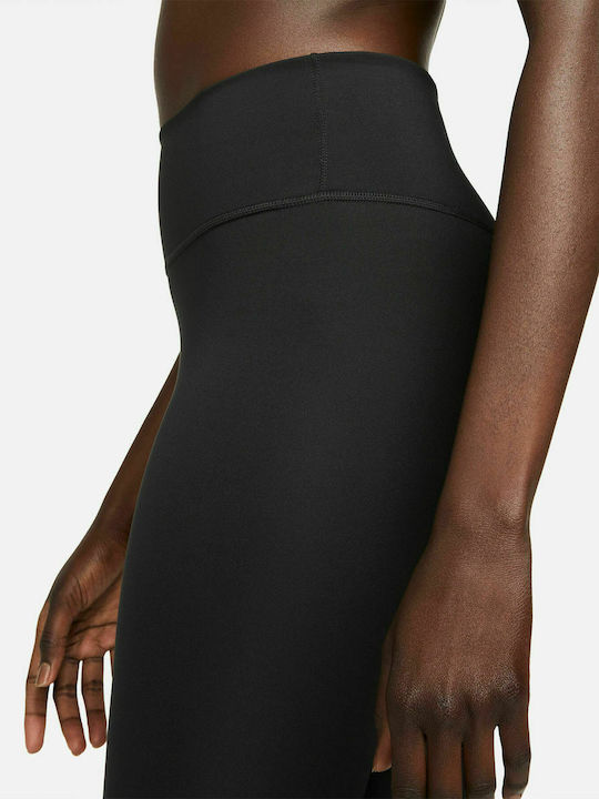 Nike Dri-Fit One Formare Colanti de femei Cropped Colanti Negru