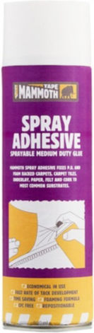 Everbuild Adhesive Mammoth Spay Wood Glue Beige 500ml 483334