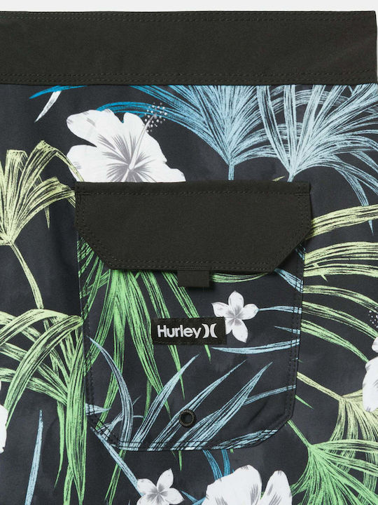Men's Swimwear Bermuda Black Floral