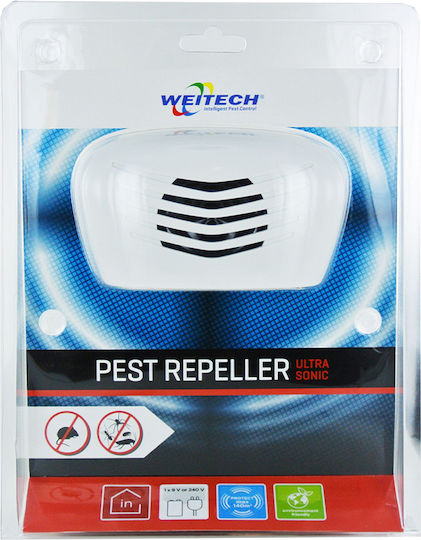 Weitech Συσκευή Υπερήχων Απώθησης Τρωκτικών 2.4x1.9m