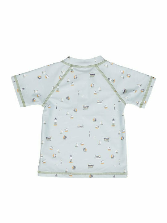 Little Dutch Sailors Bay Kids Swimwear Rashguard Light Blue