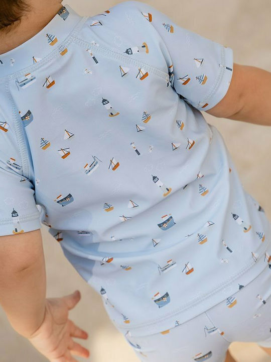 Little Dutch Sailors Bay Kids Swimwear Rashguard Blue
