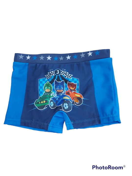 Stamion PJ Masks Costum De Baie Pentru Copii Pantaloni Scurți De Înot Albaștri
