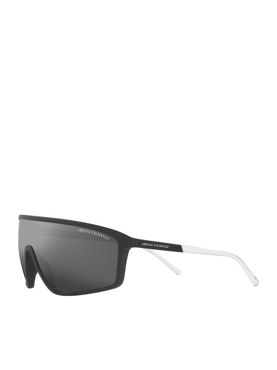 Armani Exchange Bărbătești Ochelari de soare cu Negru Cadru și Argintiu Oglindă Lentilă AX4119S 80786G