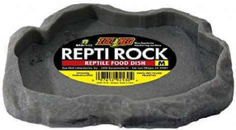 Zoomed Repti Rock Mangiatoia Plastic Feeder/Waterer for Reptiles Terrarium