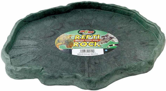 Zoomed Repti Rock Mangiatoia Plastic Feeder/Waterer for Reptiles Terrarium