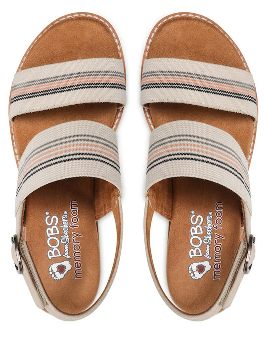 Bobs Tea Time Platforme Dama în Tip Espadrile Bej