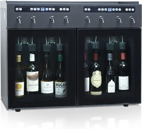 Tefcold Frigider de vin comercial cu temperatură de funcționare +7°C / +18°C L83.5 x l45 x H67.5cm