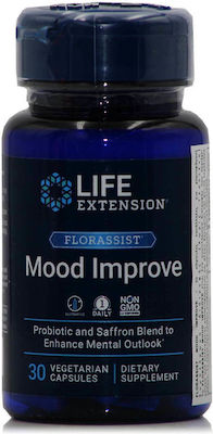 Life Extension Florassist Mood Improve Ergänzungsmittel für die Angst 30 Mützen