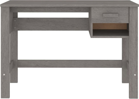 Бюро Hamar от Масивно Дърво Светлосив 110x40x75см