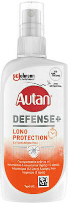 Autan Defense+ Repelent pentru insecte Loțiune în Spray Protecție lungă Potrivit pentru copii 100ml
