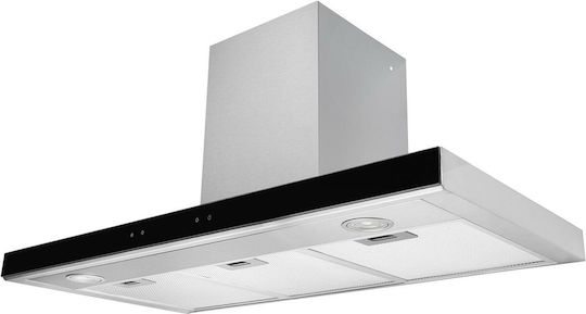 Pyramis Grandezzo Kamin-Dunstabzug 90cm Inox-Black