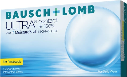Bausch & Lomb Ultra for Presbyopia 3 Μηνιαίοι Πολυεστιακοί Φακοί Επαφής Σιλικόνης Υδρογέλης