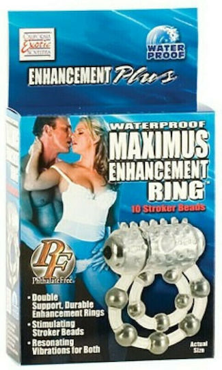 Calexotics Waterproof Maximus Enhancement Ring Clear