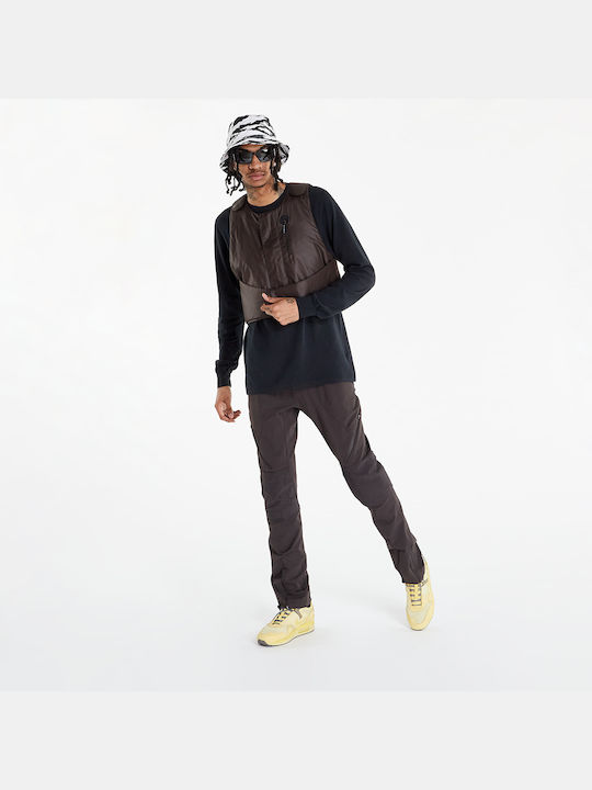 X CACT.US Corp Sleeveless Jacket Brown