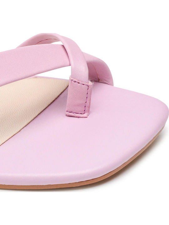 Luisa Leather Sandals Purple