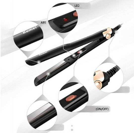 Kemei KM-851 Hair Straightener with Ceramic Plates 30W