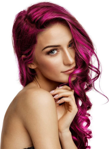 Paintglow Rebellious Semi Permanent Haarfärbemittel Προσωρινή Βαφή Μαλλιών Χωρίς Αμμωνία Shocking Pink 70ml