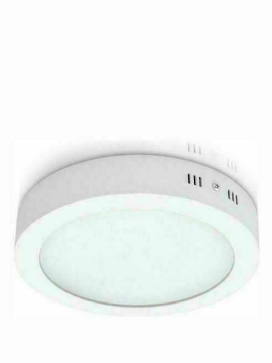 Fos me Round Outdoor LED Panel 24W with Cool White Light 6500K 30cm