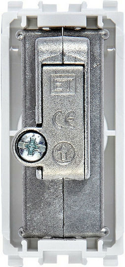 Vimar Eikon TV-, Satelliten- und Radiobuchse Terminal in Weiß Farbe 20300.01.B