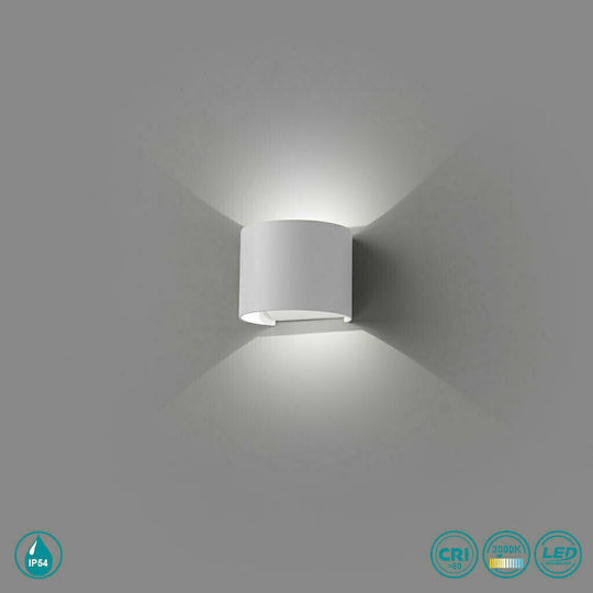 Faro Barcelona Sunset Wall-Mounted Outdoor Lighting Spot LED 6W 3000K 14x11.1cm