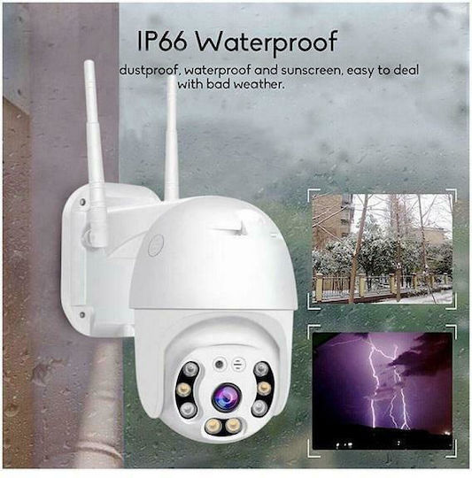Factory ROBO1003 IP Cameră de Supraveghere Wi-Fi Full HD 1080p Rezistentă la apă cu Comunicare Bidirecțională și Lentilă 3.6mm
